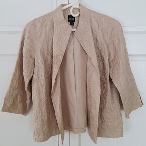 Eileen Fisher lightweight silk crepe jacket